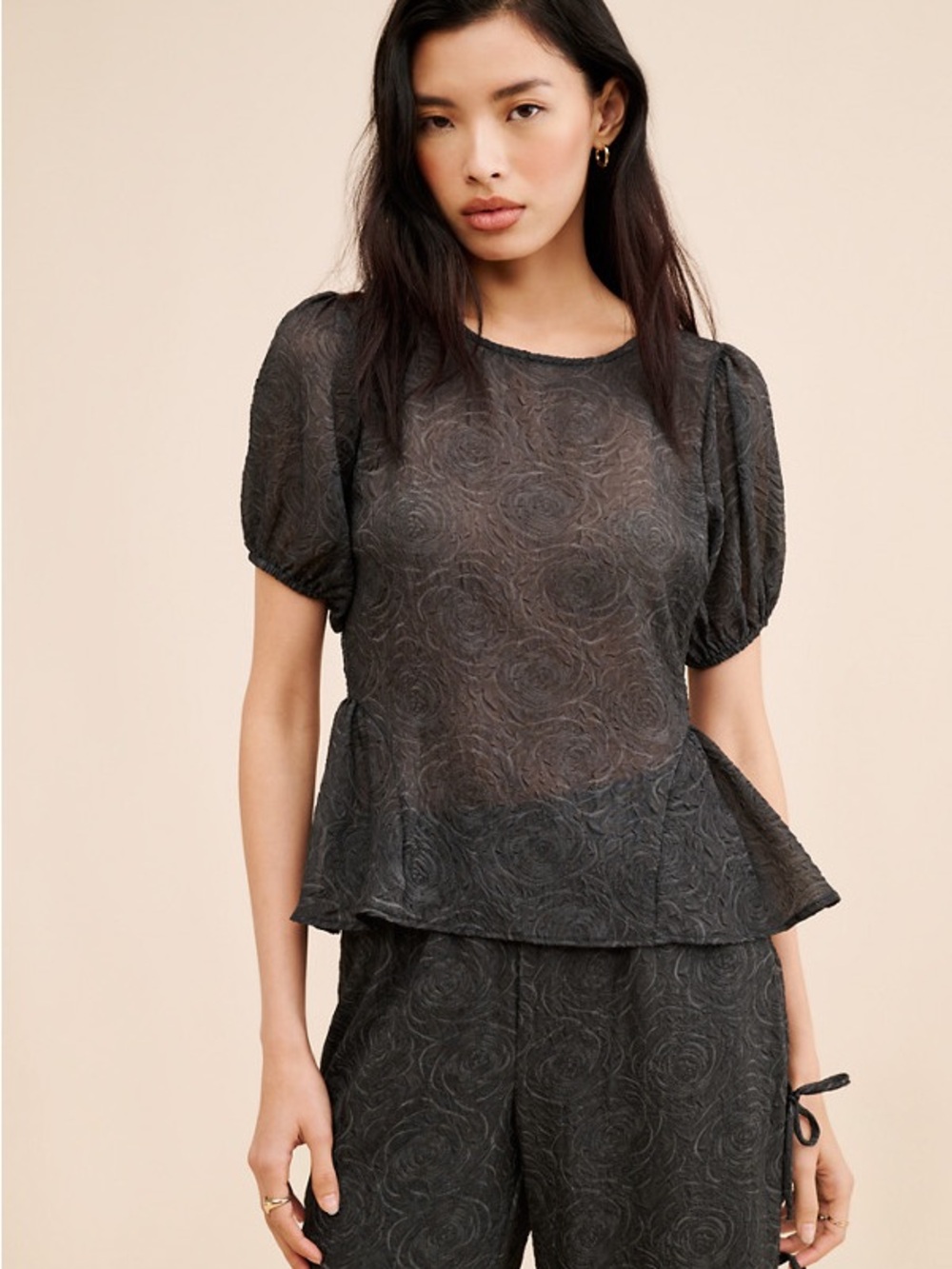 Lisa Says Gah Petra Tie Back Blouse